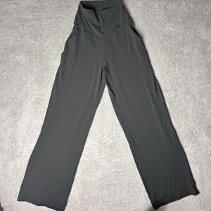 Offline By Aerie NWOT Wide Leg Pants Size XS Dark Gray High Rise Stretch Soft